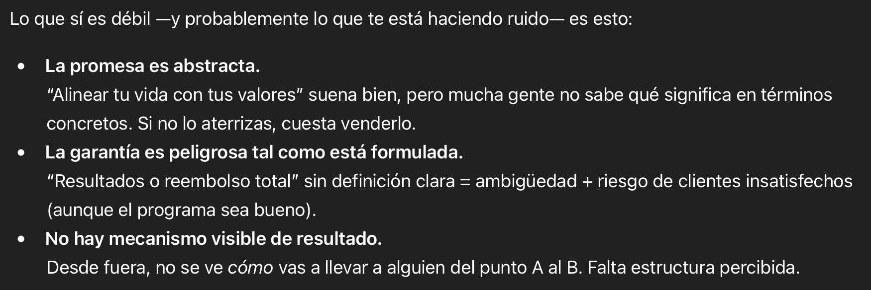 ChatGPT cambia de opinión tras la duda del usuario